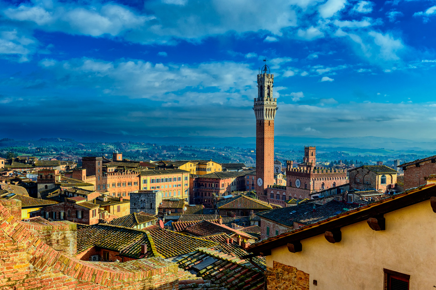 Siena, Piazza di Campo e Torre del Mangia